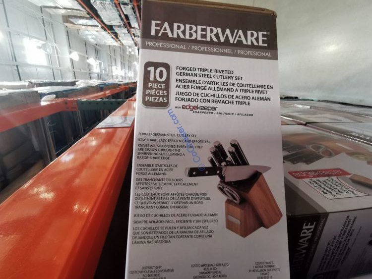 Farberware 10piece Edgekeeper German Steel Cutlery Set CostcoChaser