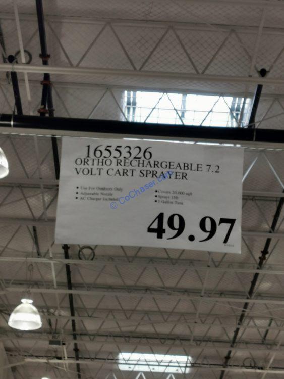 Costco1655326OrthoRechargeable7.2VoltCartSprayertag CostcoChaser