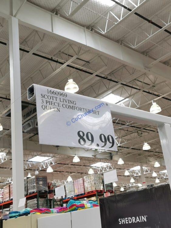 Scott Living 3 Piece Comforter Set, King or Queen CostcoChaser