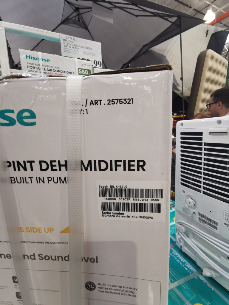 Costco2575321Hisense50pintDehumidifierwithBuiltinPump4
