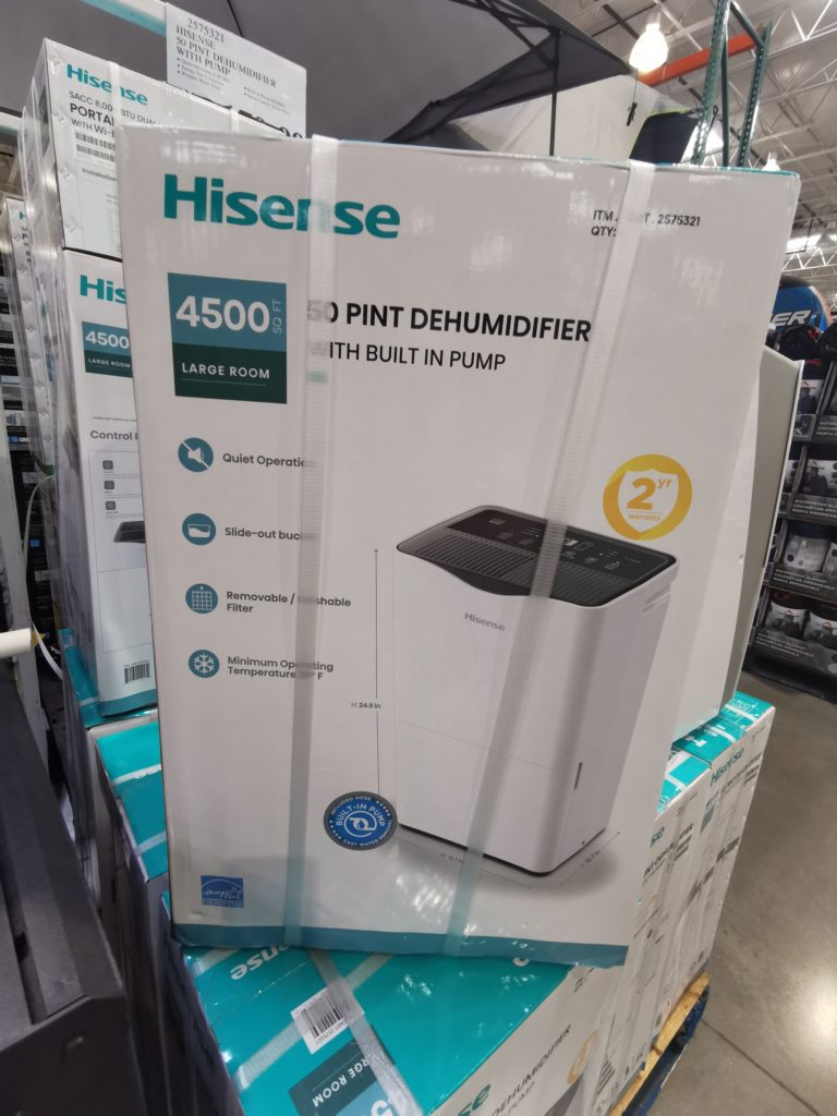 Costco2575321Hisense50pintDehumidifierwithBuiltinPump7