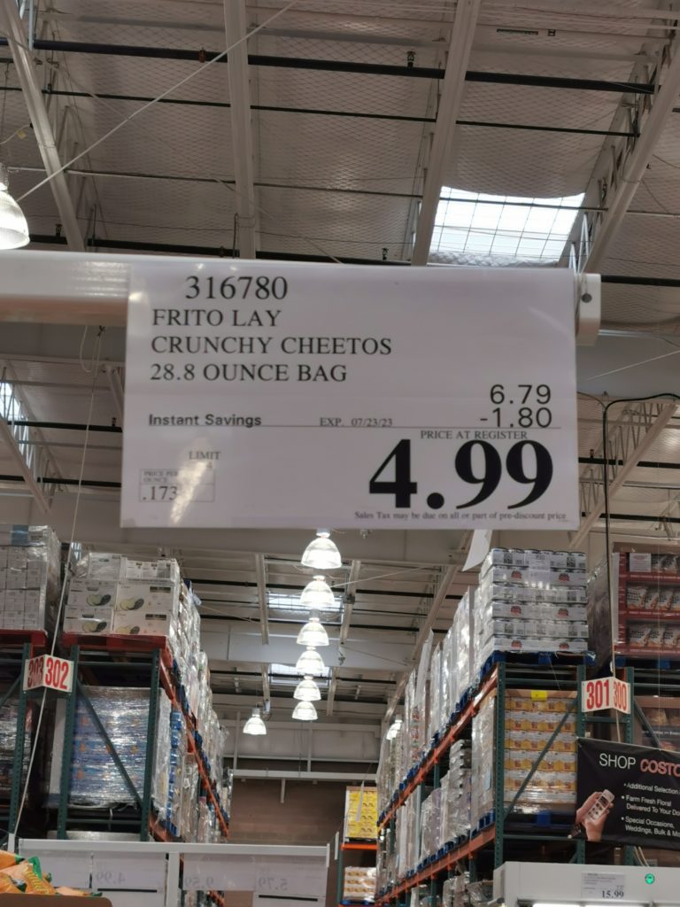 Costco316780FritoLayCrunchyCheetostag CostcoChaser