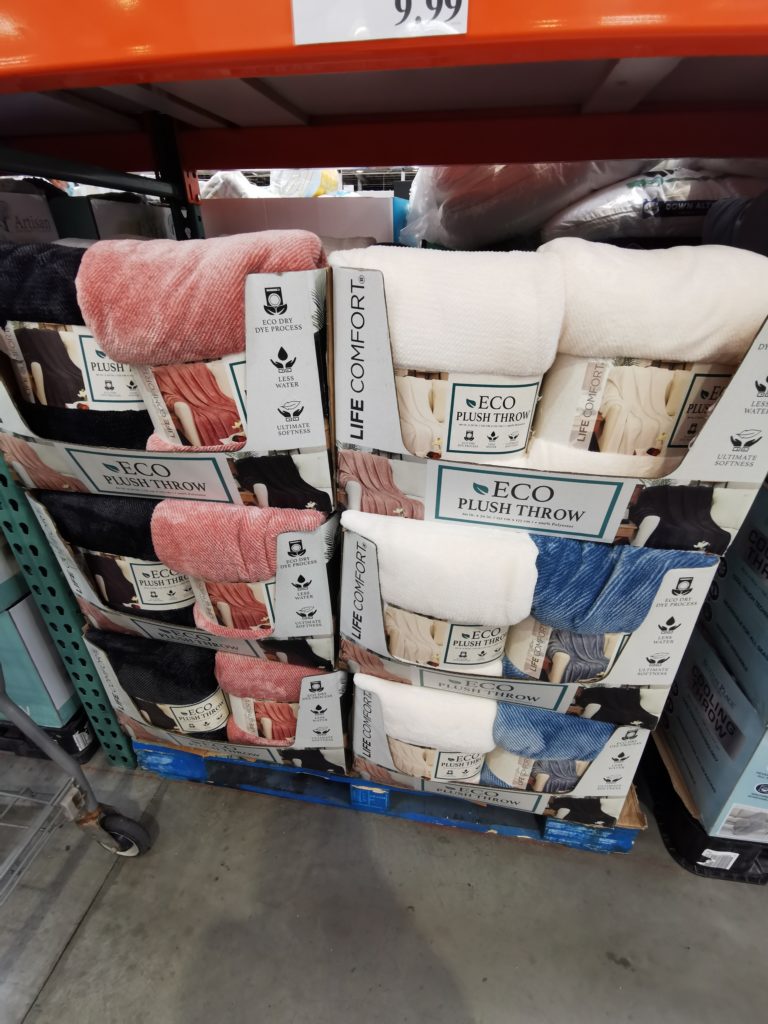 Life Comfort ECO Plush Throw 60” x 70” CostcoChaser