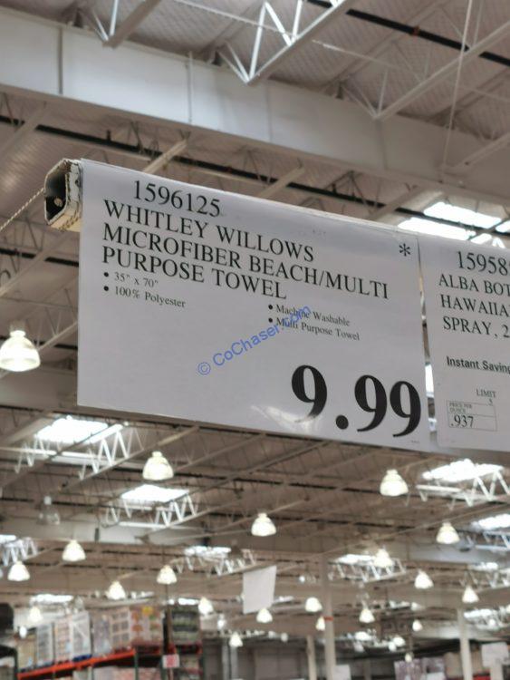 Costco-1596125-Whitley-Willows-Microfiber-BeachMulti-Purpose-Towel-tag1