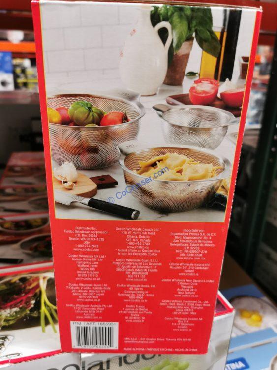 Costco1655931MIU3pieceStainlessSteelColanderSet1 CostcoChaser