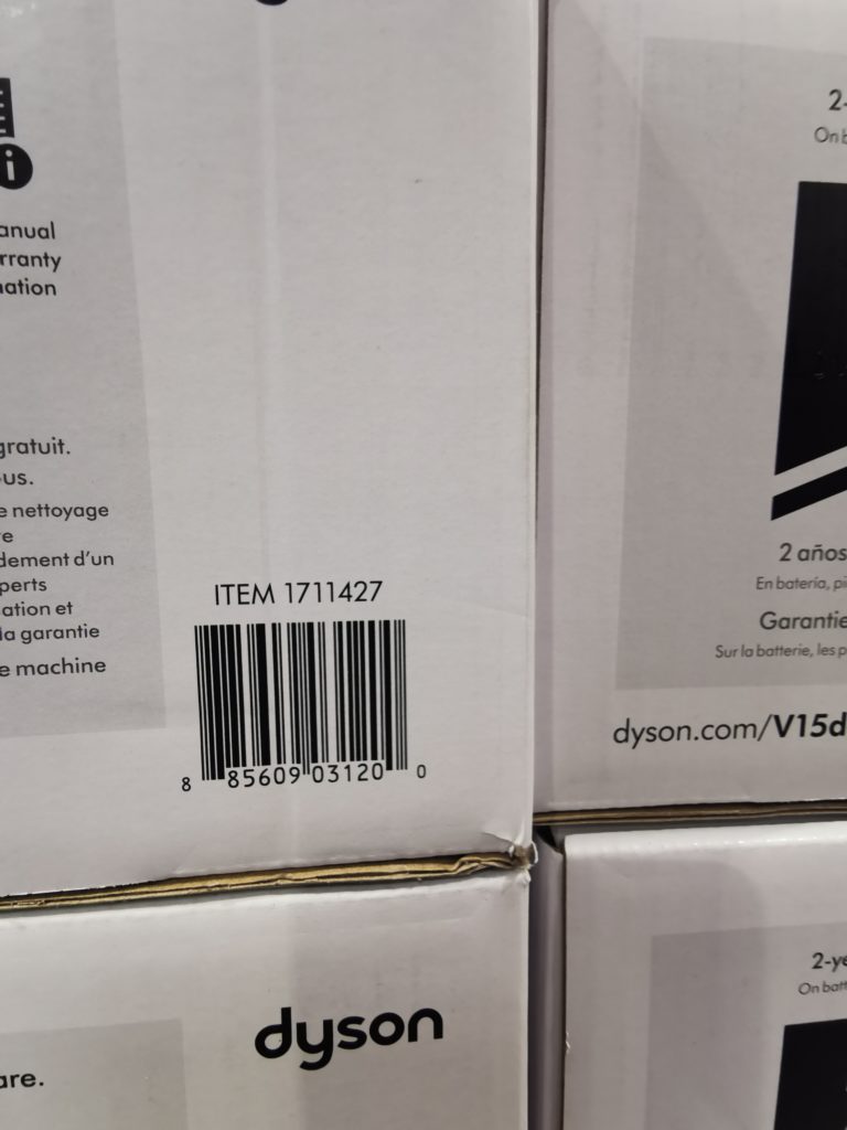 Costco1711427DysonV15DetectTotalCleanExtraStickVacuumbar