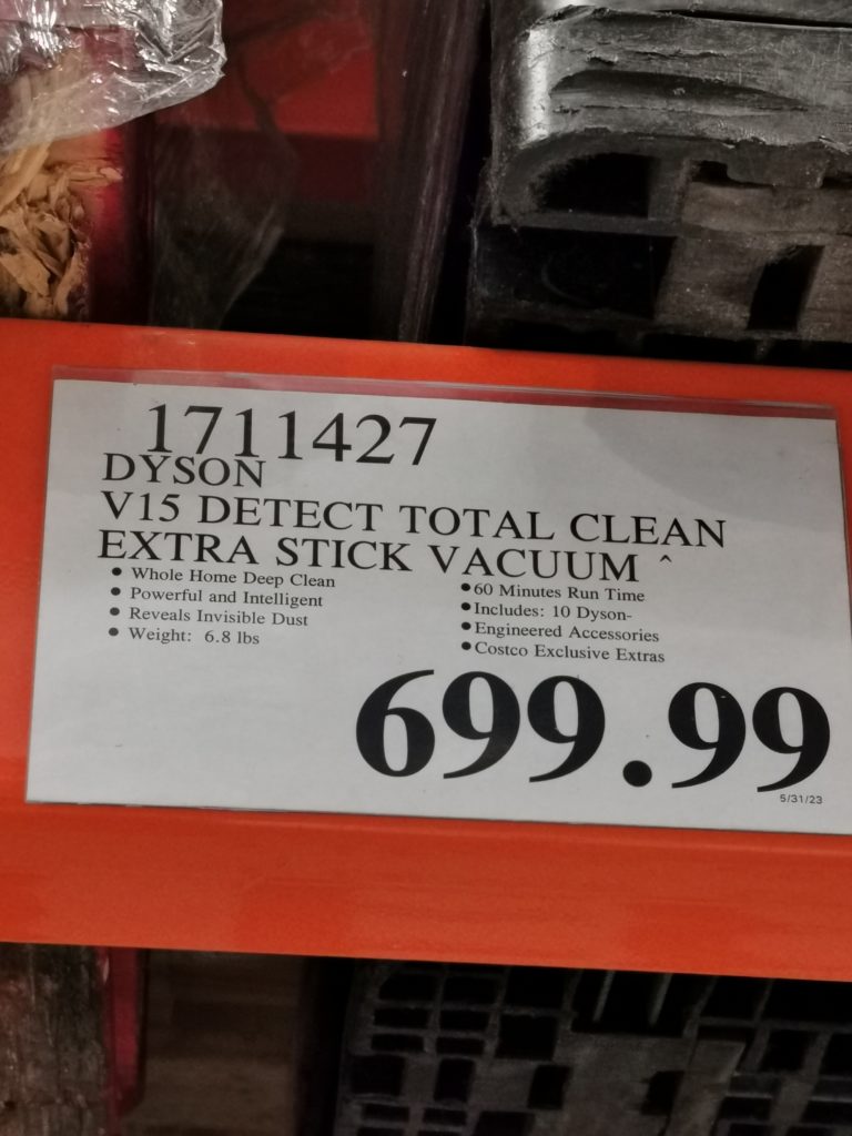 Costco1711427DysonV15DetectTotalCleanExtraStickVacuumtag