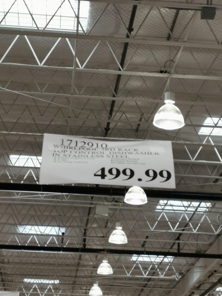 Costco1712910Whirlpool3rdRackTopConditionDishwasherinStainlessSteeltag CostcoChaser
