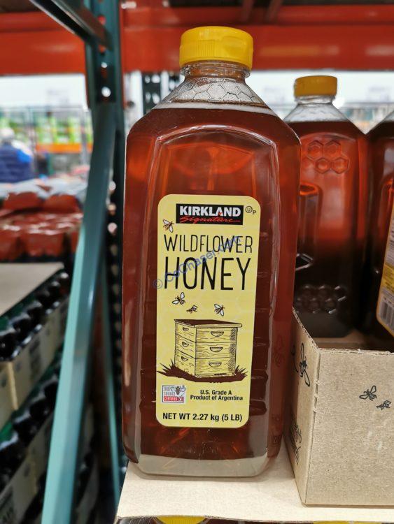 Kirkland Signature Wildflower Honey 5 Pound Bottle