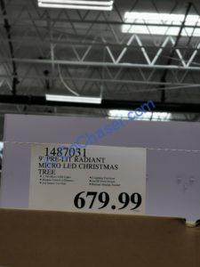 Costco-1487031-9-Pre-Lit-Radiant-Micro-LED-Artificial-Christmas-Tree-tag3