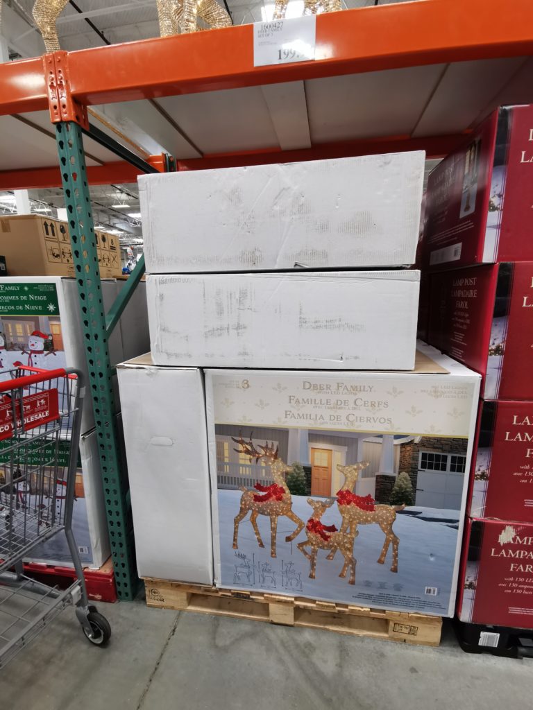 Costco1600427LightedLEDDeerFamilyall CostcoChaser