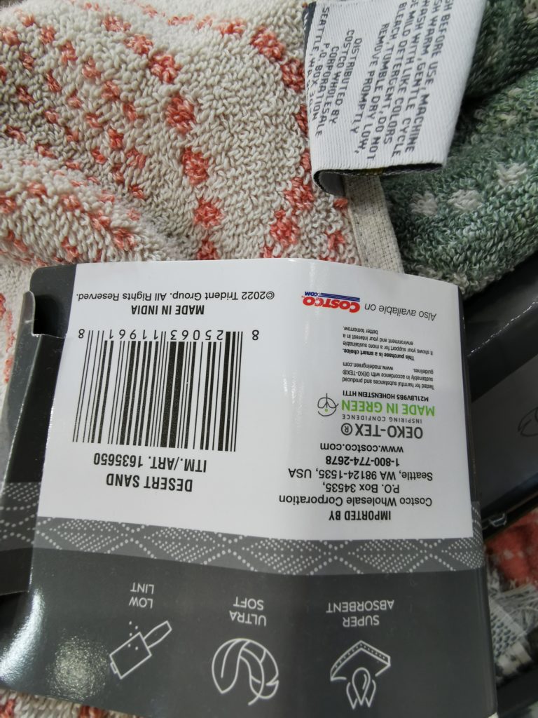 Costco1635650TridentBohoLuxuryBathTowelbar CostcoChaser