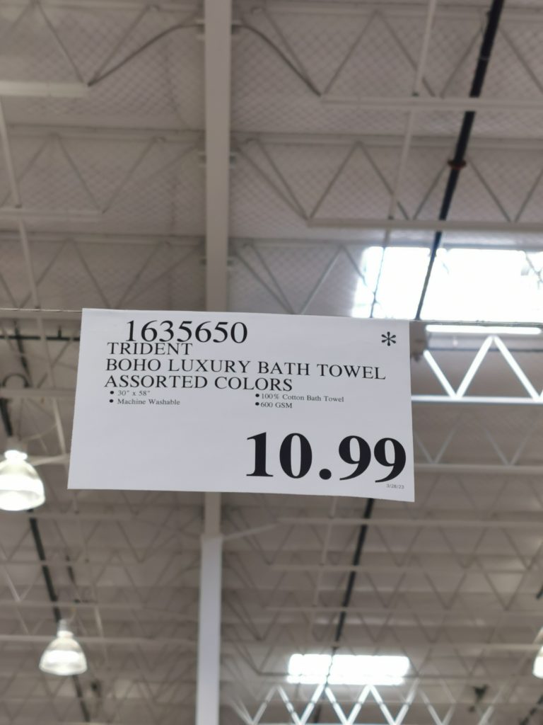 Costco1635650TridentBohoLuxuryBathToweltag CostcoChaser