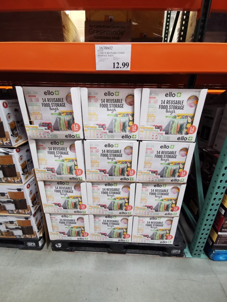 Costco1638602ELLO14PieceReusableFoodStorageBagsall CostcoChaser