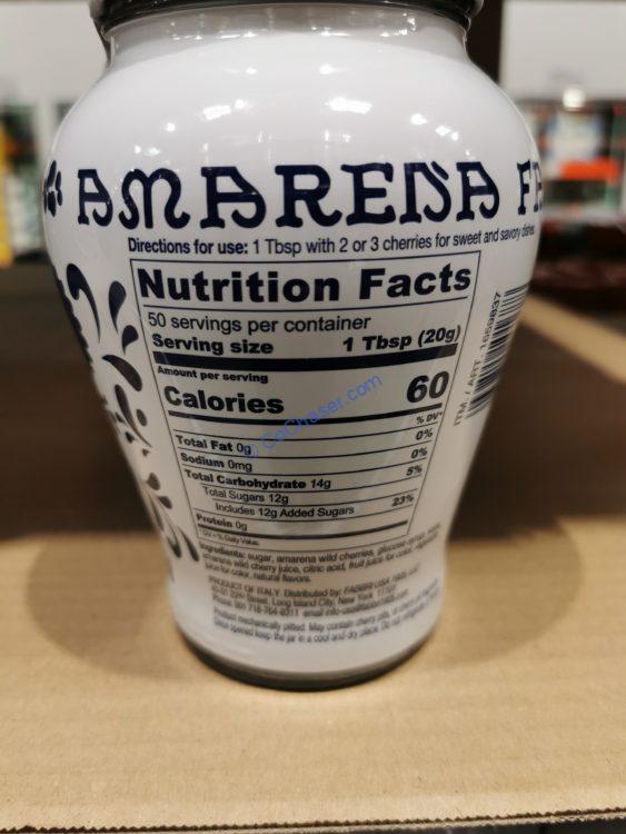 Costco1659837FabbriAmarenaWildCherriesinSyrupchart CostcoChaser