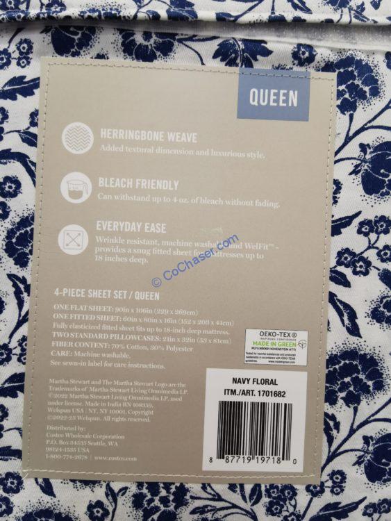 Costco17016831701682MarthaStewartSheetSetbar CostcoChaser