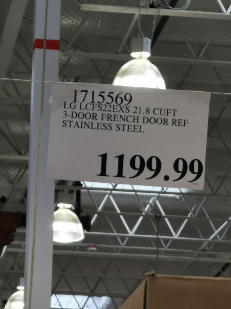 Costco1715569LG21.8cuFt3DoorFrenchDoorRefrigeratortag