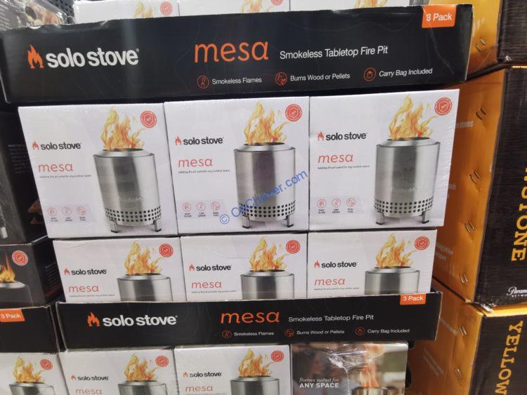 Costco1742567SOLOStoveMESA3PackStainlessSteelTabletopFirePit