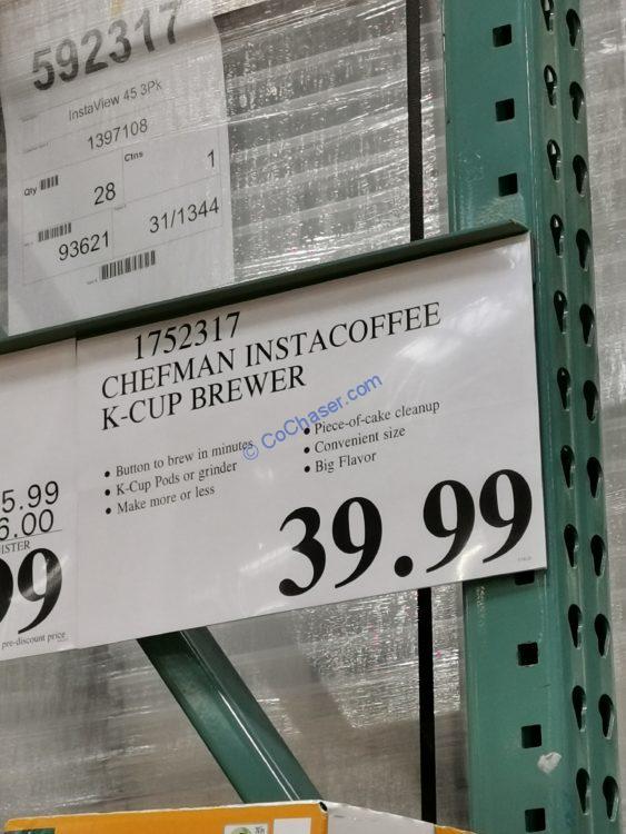Costco1752317ChefmanInstaCoffeeMaxKCupSingleServeBrewertag