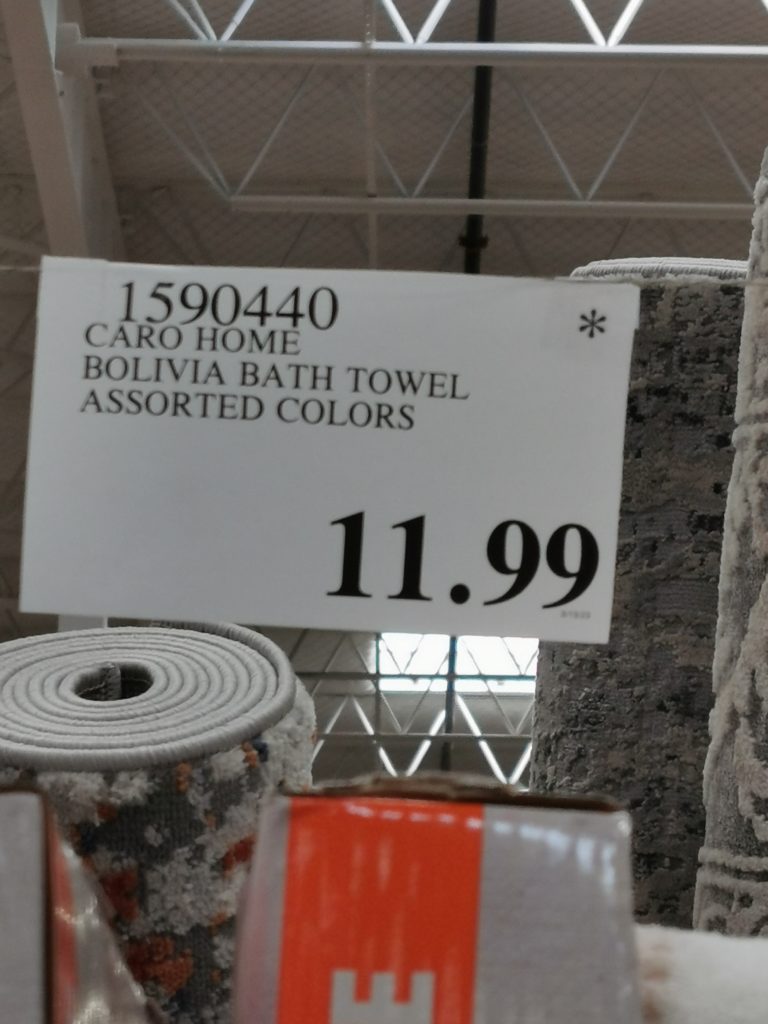 Costco1590440CaroHomeBoliviaBathToweltag CostcoChaser