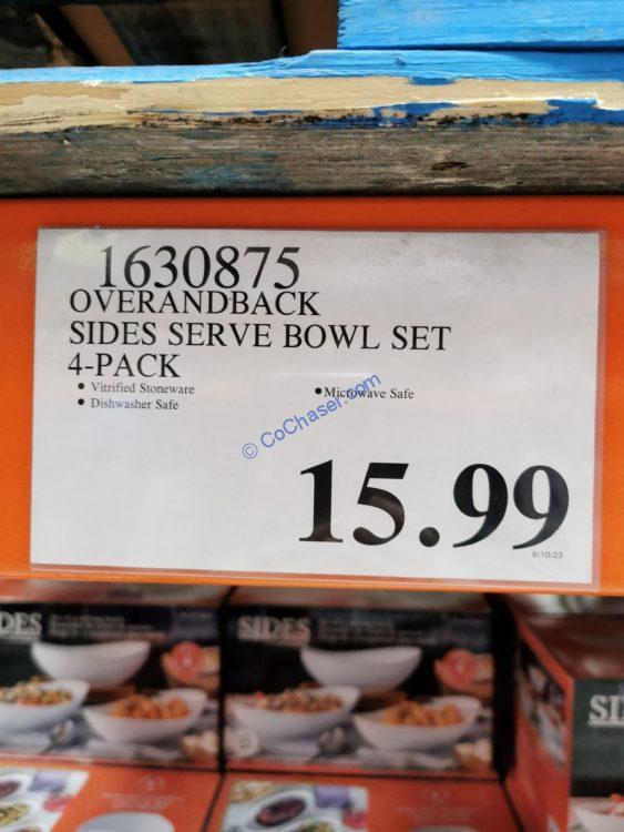 Costco1630875overandbackSidesServeBowlSettag CostcoChaser