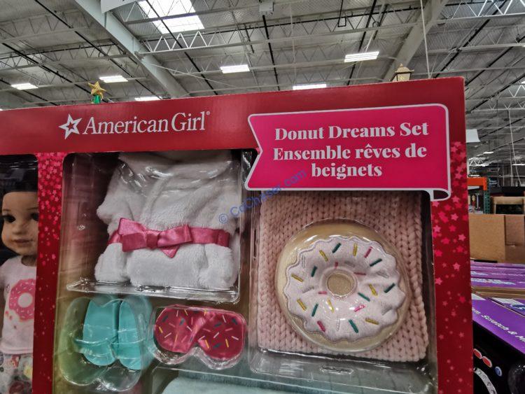 Costco1662173AmericanGirl18DollDonutDreamsBedPajamaSet1