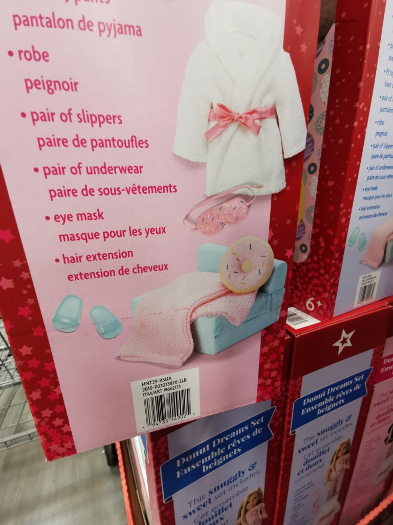 Costco1662173AmericanGirl18DollDonutDreamsBedPajamaSet4