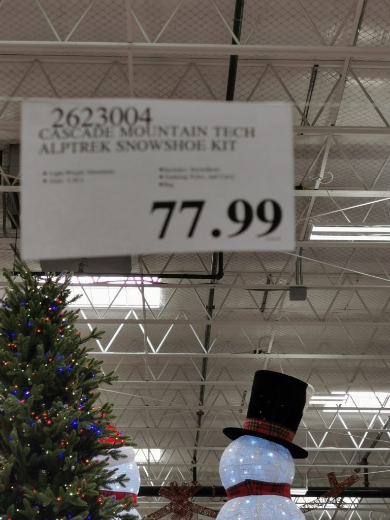 Cascade Mountain Alptrek Snowshoe Kit CostcoChaser