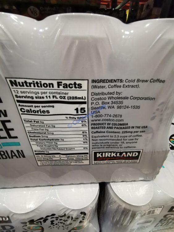 Costco4165758KirklandSignatureColdBrewCoffeechart CostcoChaser