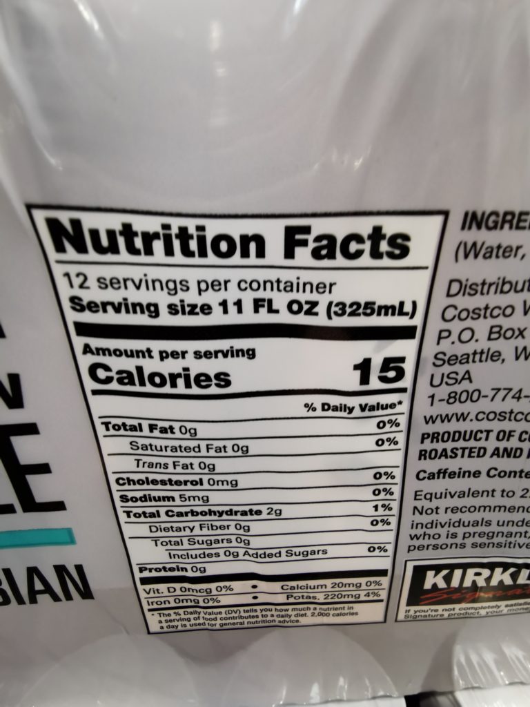 Costco4165758KirklandSignatureColdBrewCoffeechart1 CostcoChaser