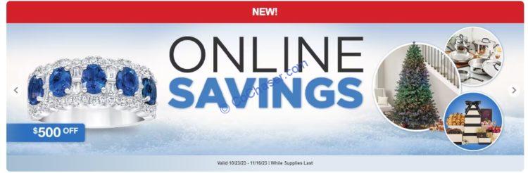 Online Savings: 10/23/2023—11/16/2023
