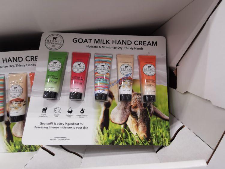 DIONIS Goat Milk Hand Cream 5 Count, 1 oz Each