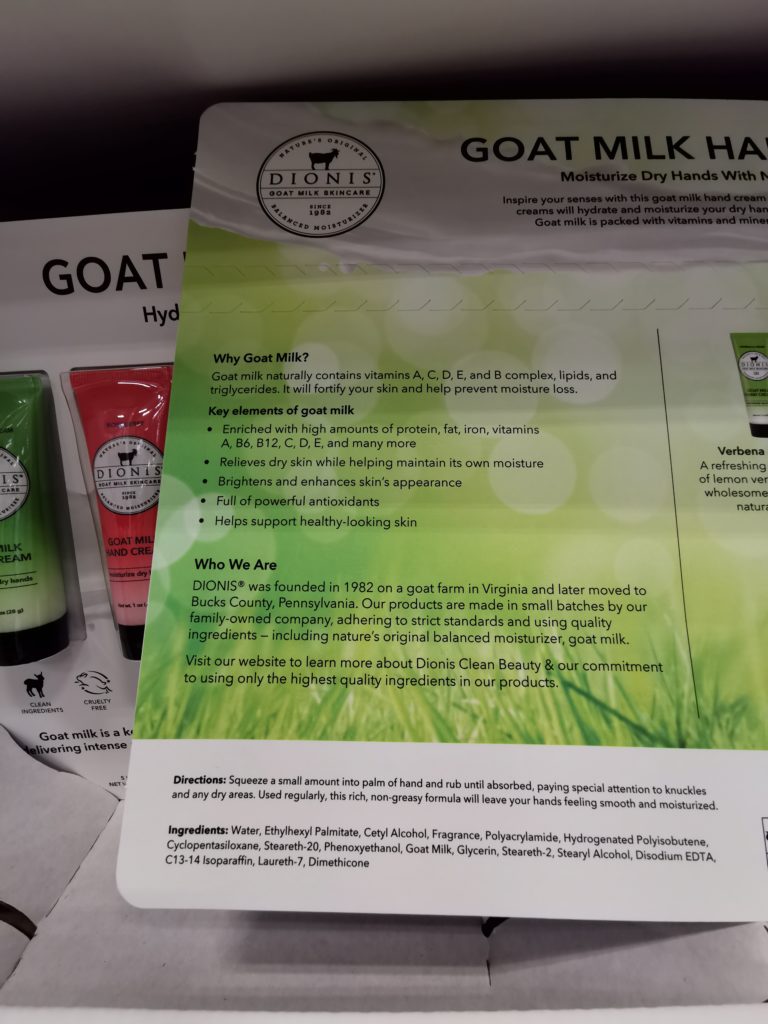 Costco1358148DIONISGoatMilkHandCream4 CostcoChaser