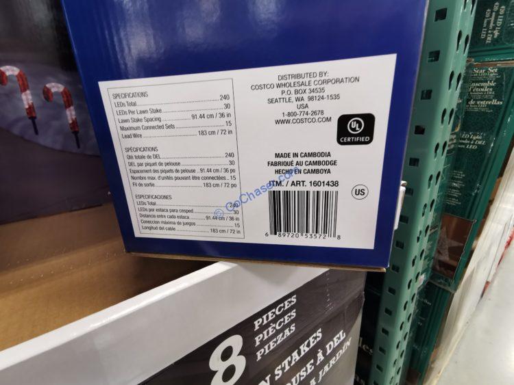 Costco1601438LEDCandyCanePathwayLightsSetbar CostcoChaser