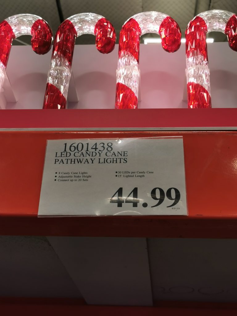 Costco1601438LEDCandyCanePathwayLightsSettag CostcoChaser