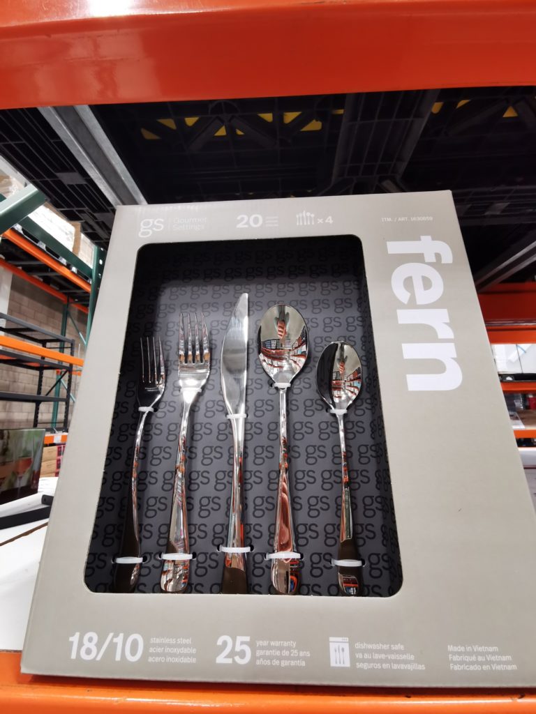 Costco1630859GourmetSettings20PieceFlatwareSet CostcoChaser
