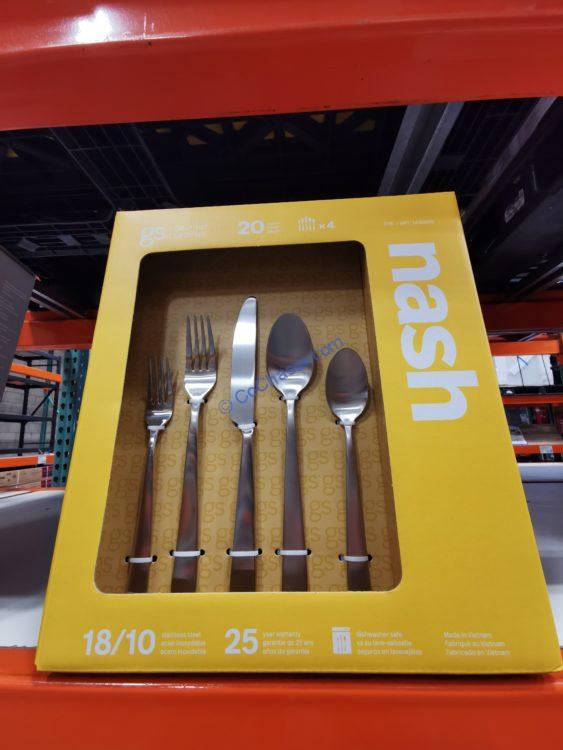 Costco1630859GourmetSettings20PieceFlatwareSet1 CostcoChaser