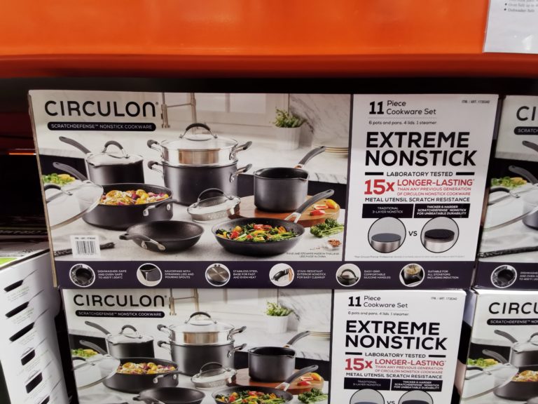 Circulon A1 ScratchDefense 11 piece Cookware Set CostcoChaser