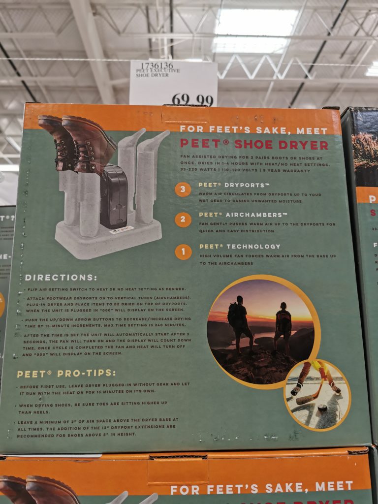 Costco1736136PEETExecutiveShoeDryer2 CostcoChaser