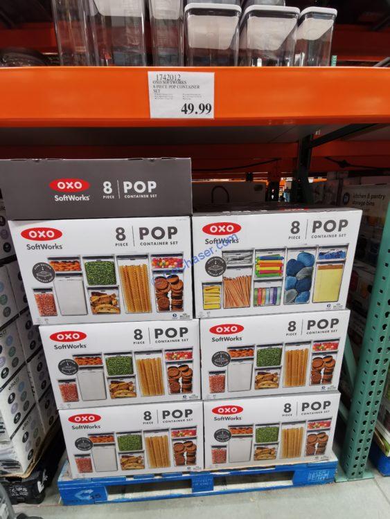 Costco1742012OXOSoftWorks8PiecePOPFoodStorageContainerSetall