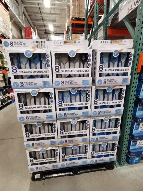 Costco1742944CoreKitchen8PieceSiliconeKitchenToolSetall