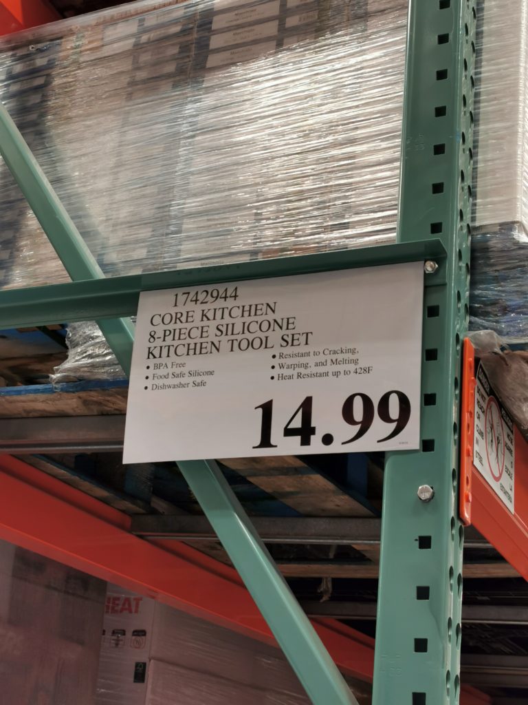 Costco1742944CoreKitchen8PieceSiliconeKitchenToolSettag