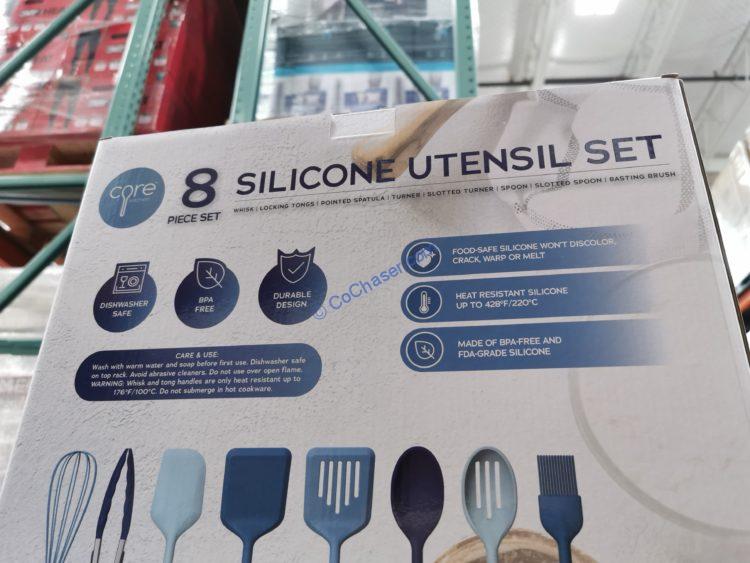 Costco1742944CoreKitchen8PieceSiliconeKitchenToolSet5