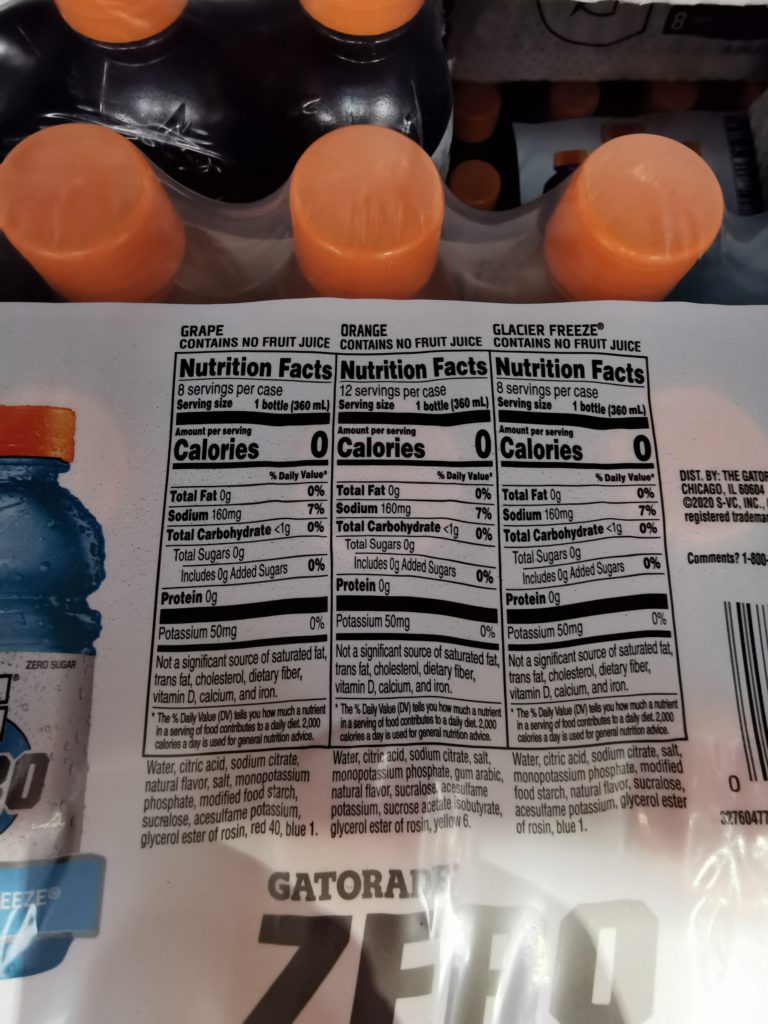 Costco1518944GatoradeZeroVarietyPackchart CostcoChaser