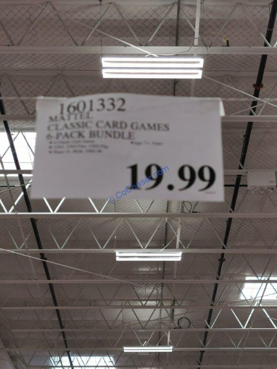 Costco1601332MattelClassicCardGames6packBundletag CostcoChaser