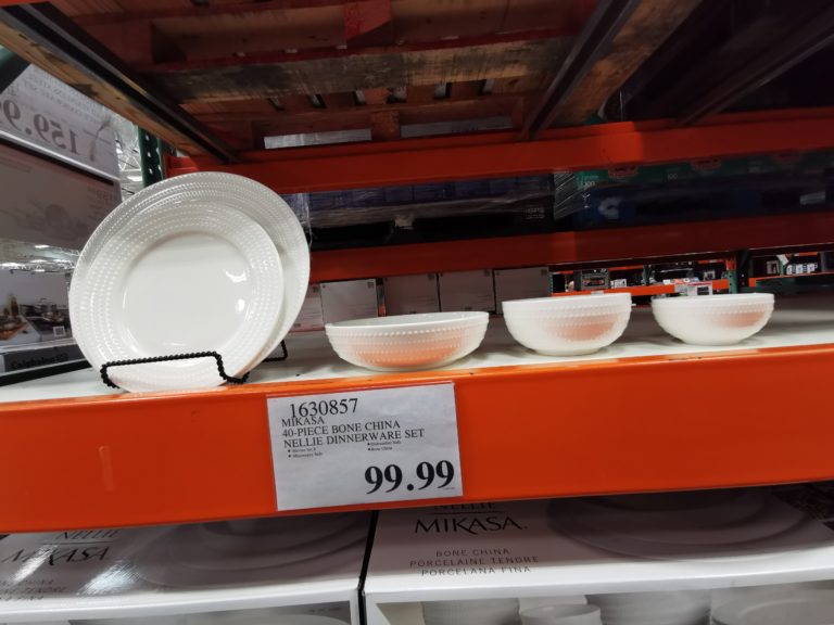 Mikasa Nellie 40piece Bone China Dinnerware Set CostcoChaser