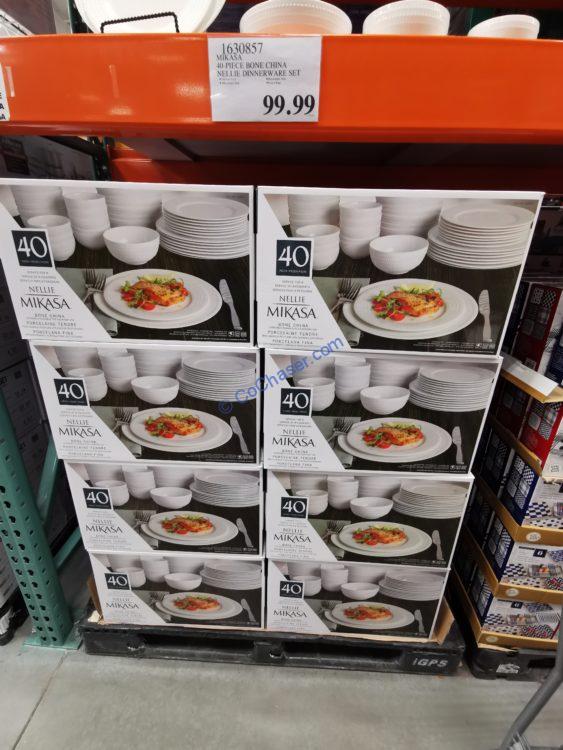 Costco-1630857-Mikasa-Nellie-40-piece-Bone-China-Dinnerware-Set-all – Costco Chaser