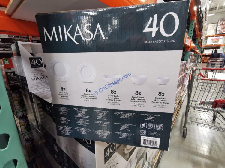 Costco1630857MikasaNellie40pieceBoneChinaDinnerwareSet5