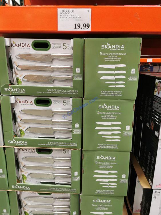 Costco1630860Skandia5pieceStainlessSteelCutlerySetall