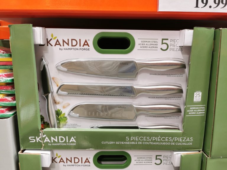 Skandia 5piece Stainless Steel Cutlery Set CostcoChaser
